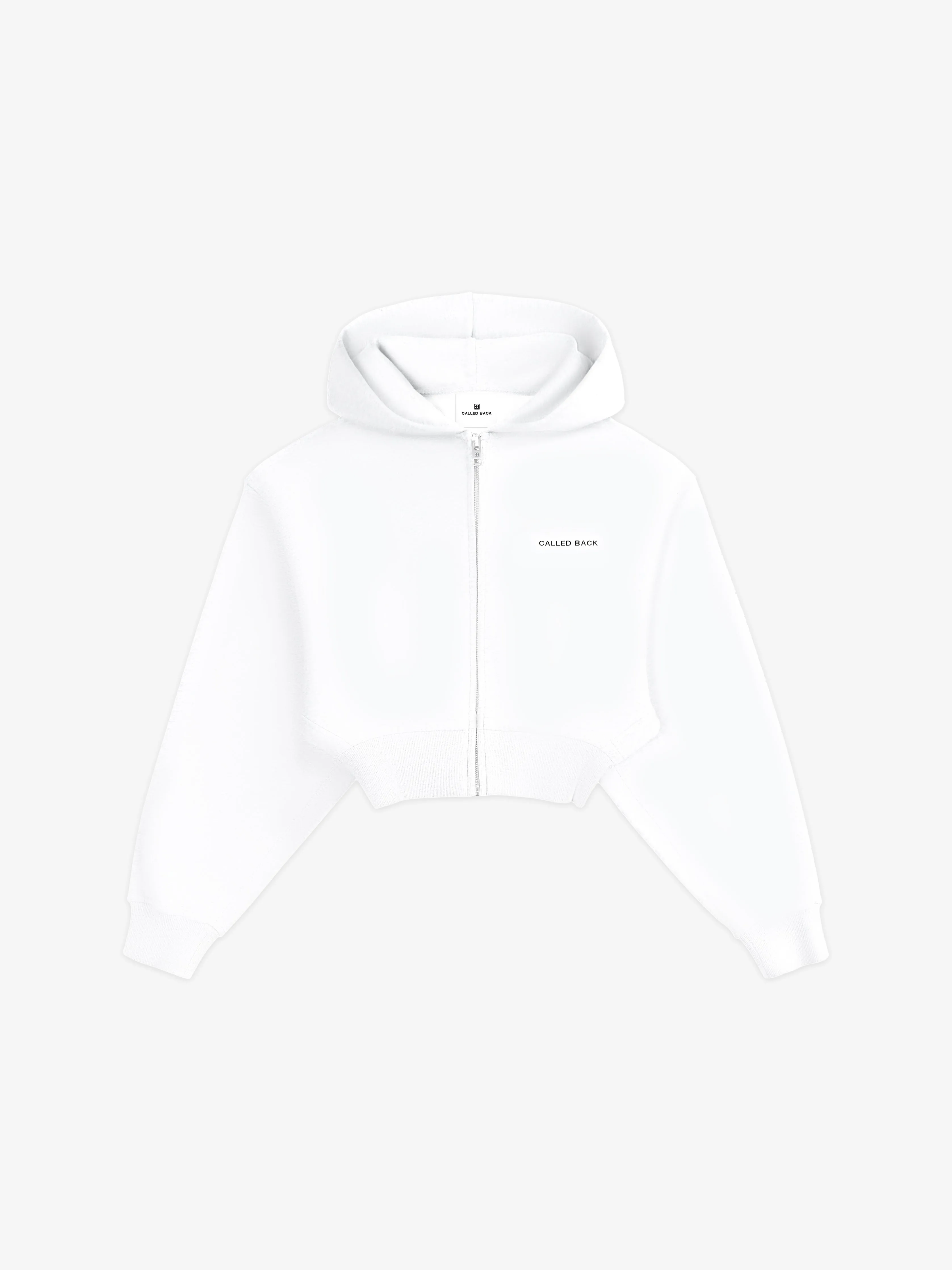 Minimalist Embroidered Hooded Sweatshirt