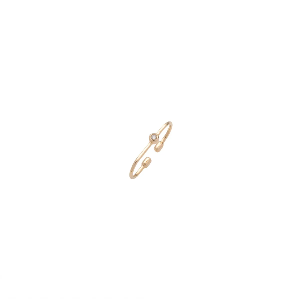 MIRÓ Diamond Ear Cuff Small size