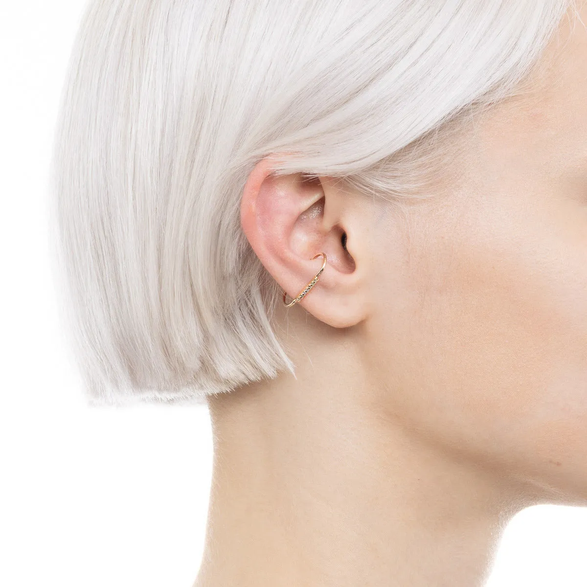 MIRÓ Diamond Ear Cuff Small size