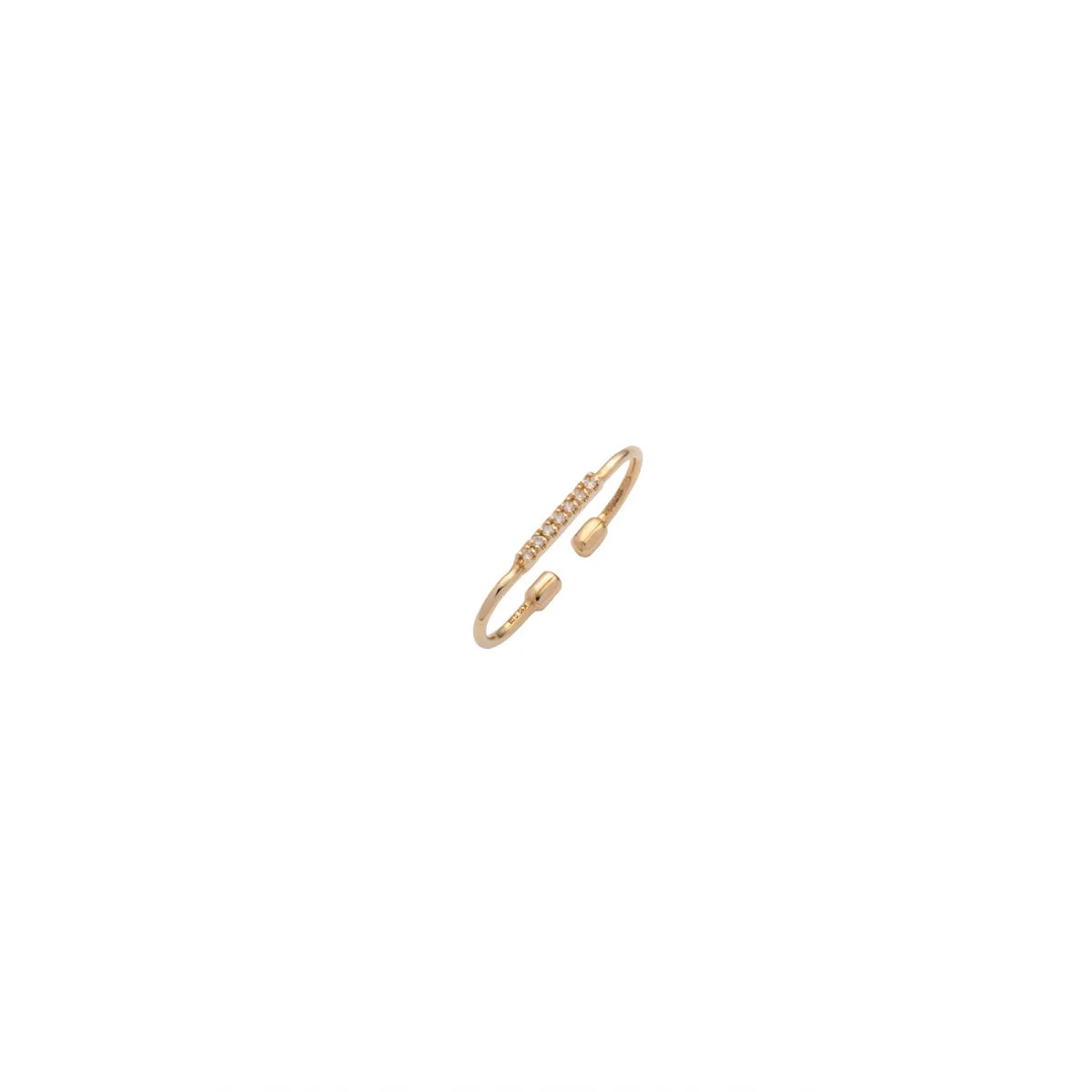MIRÓ Diamond Ear Cuff Small size