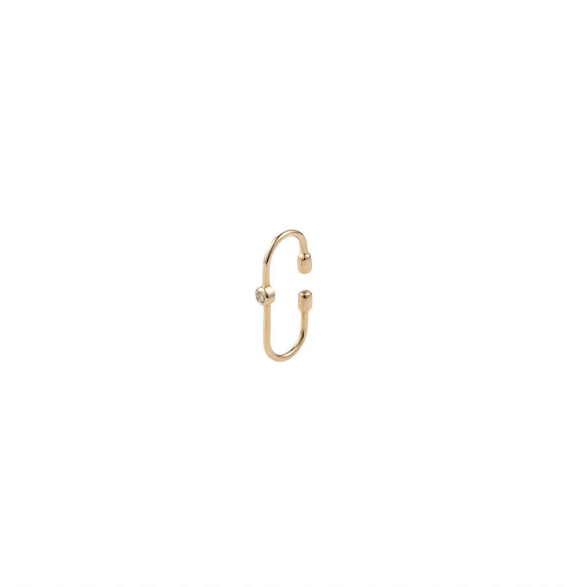 MIRÓ Diamond Ear Cuff Small size