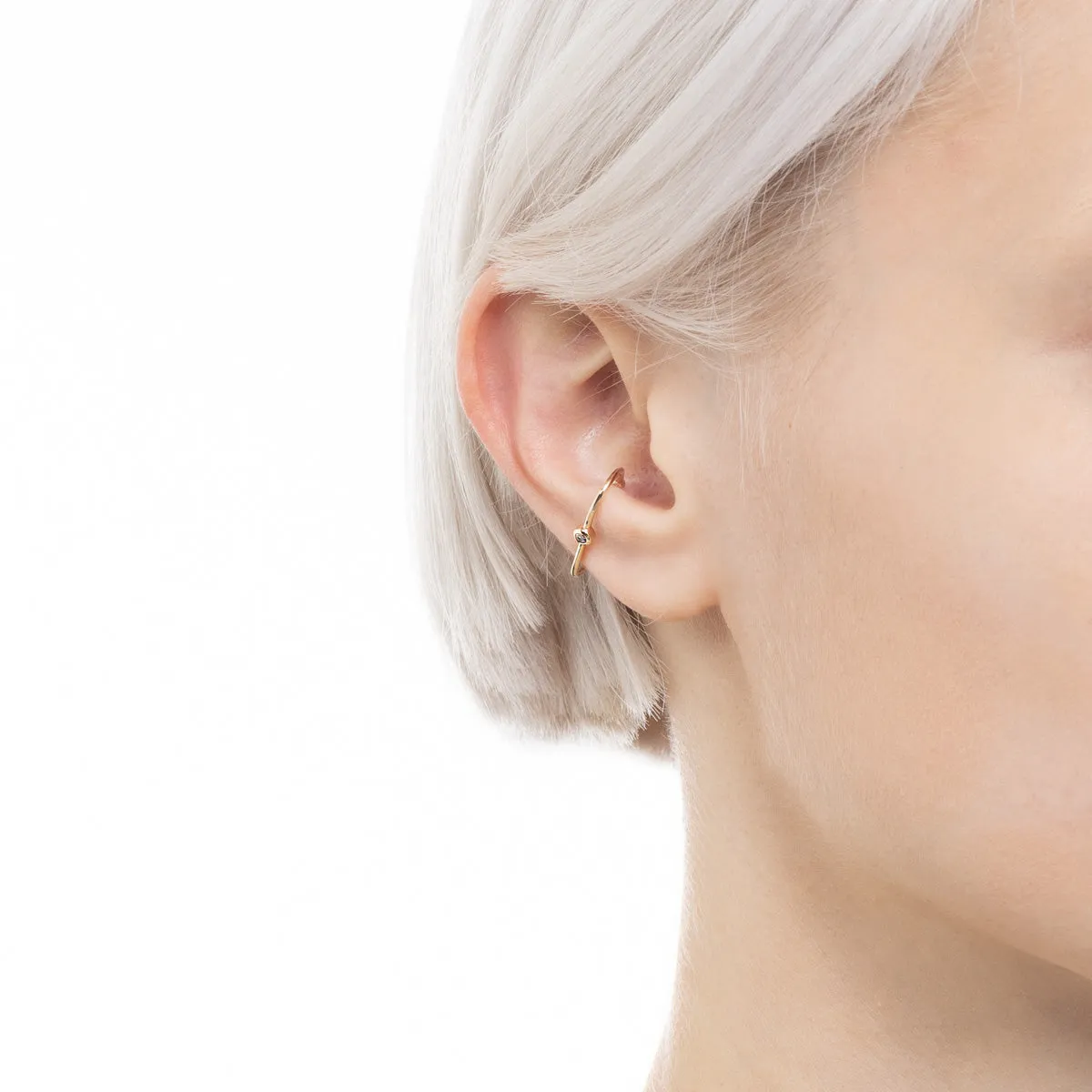 MIRÓ Diamond Ear Cuff Small size