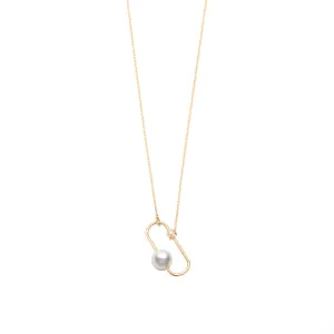 MIRÓ Diamond Pearl Necklace