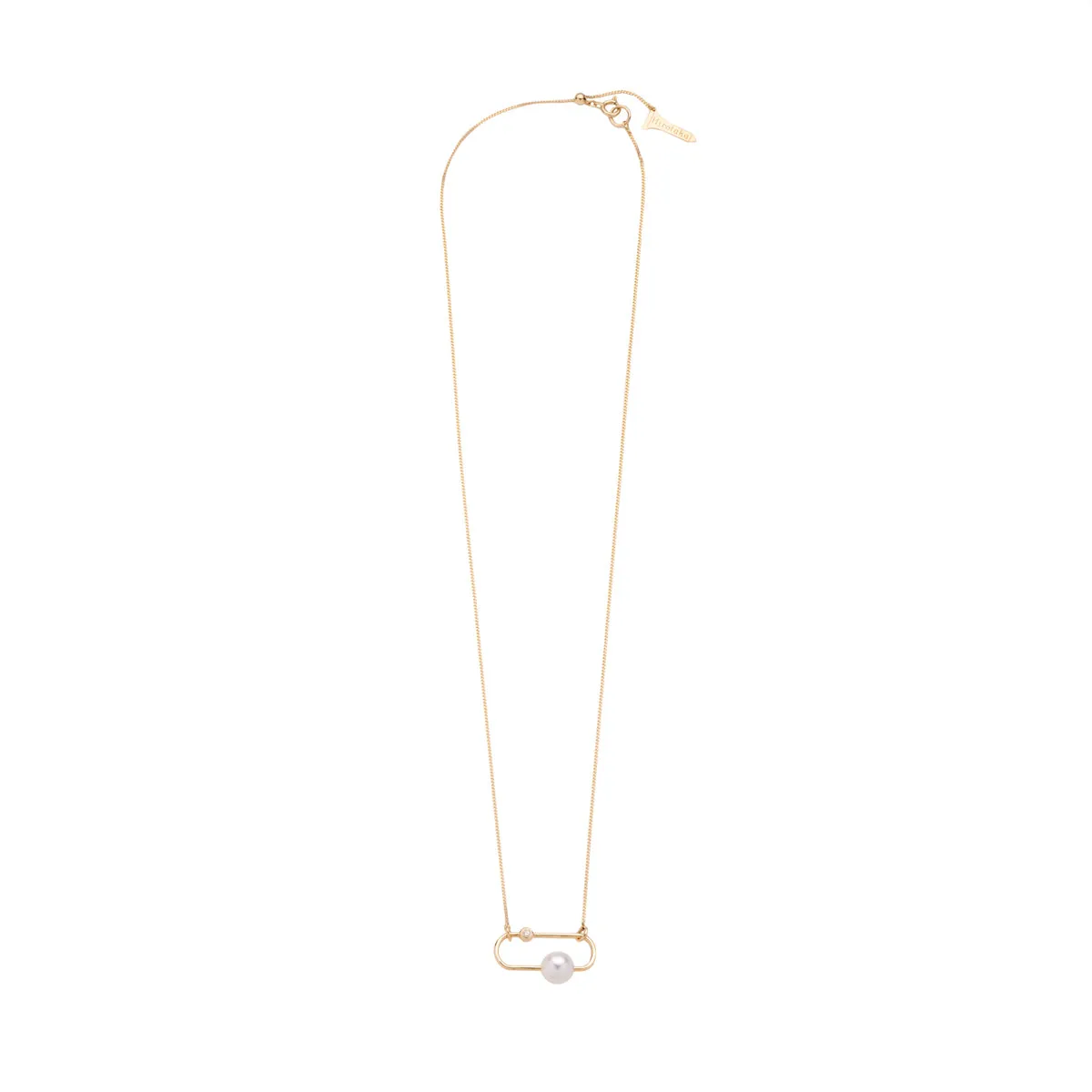 MIRÓ Diamond Pearl Necklace