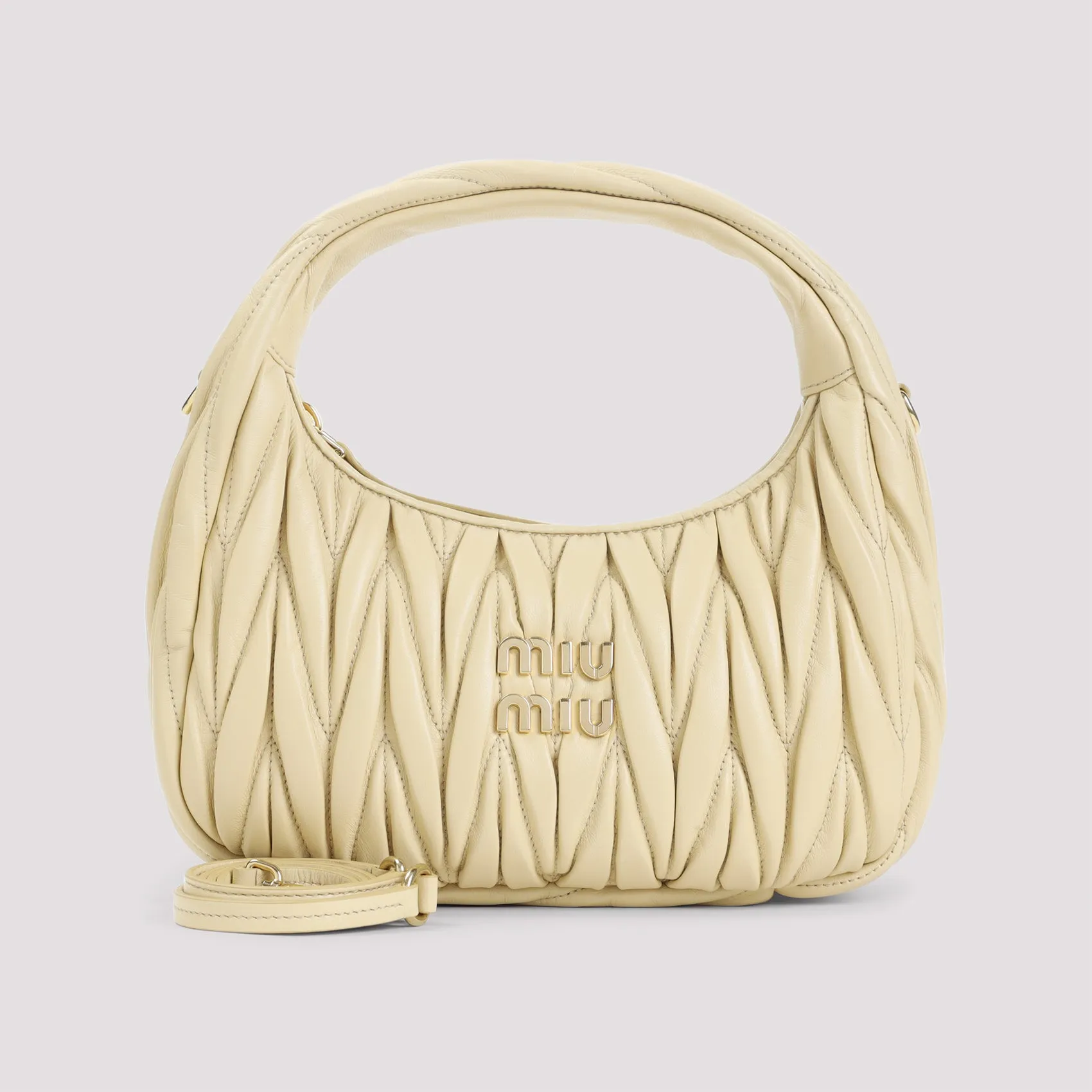 MIU MIU Mini Lamb Leather Handbag - 24cm x 13cm x 7cm