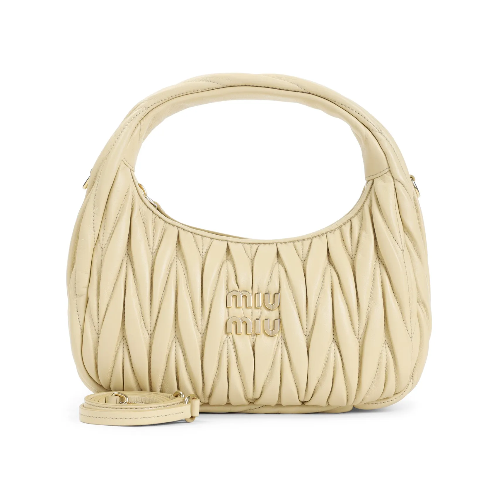 MIU MIU Mini Lamb Leather Handbag - 24cm x 13cm x 7cm