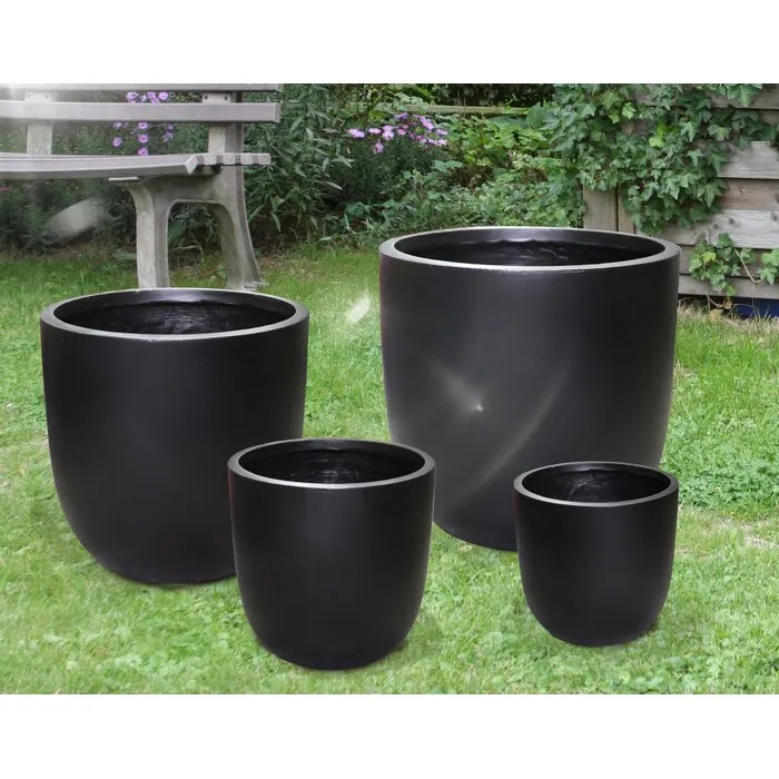 Modern Fiberglass Pot Planter