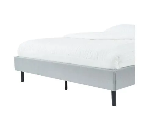 Modern Minimalist Stone Grey Bed Base Frame