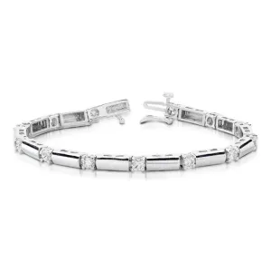 Modern Style Diamond Bracelet