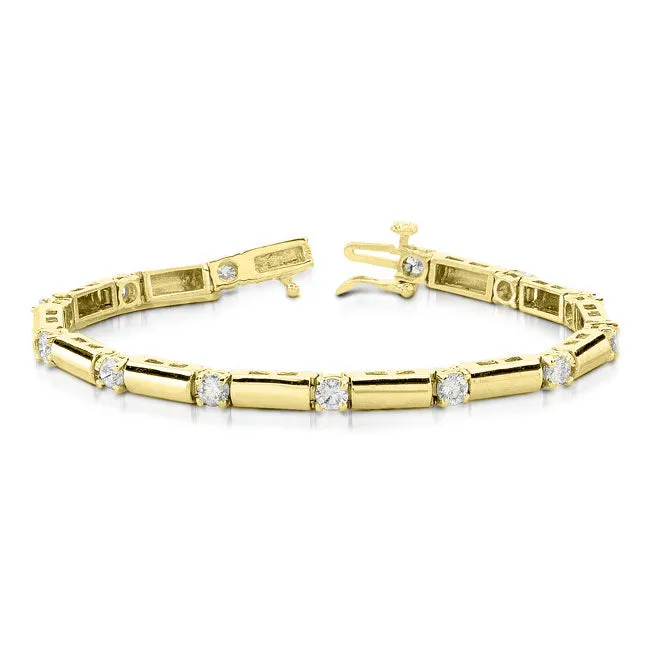 Modern Style Diamond Bracelet