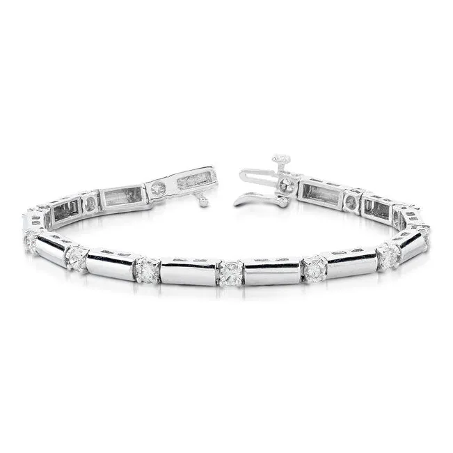 Modern Style Diamond Bracelet