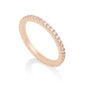 Modern style diamonds eternity band