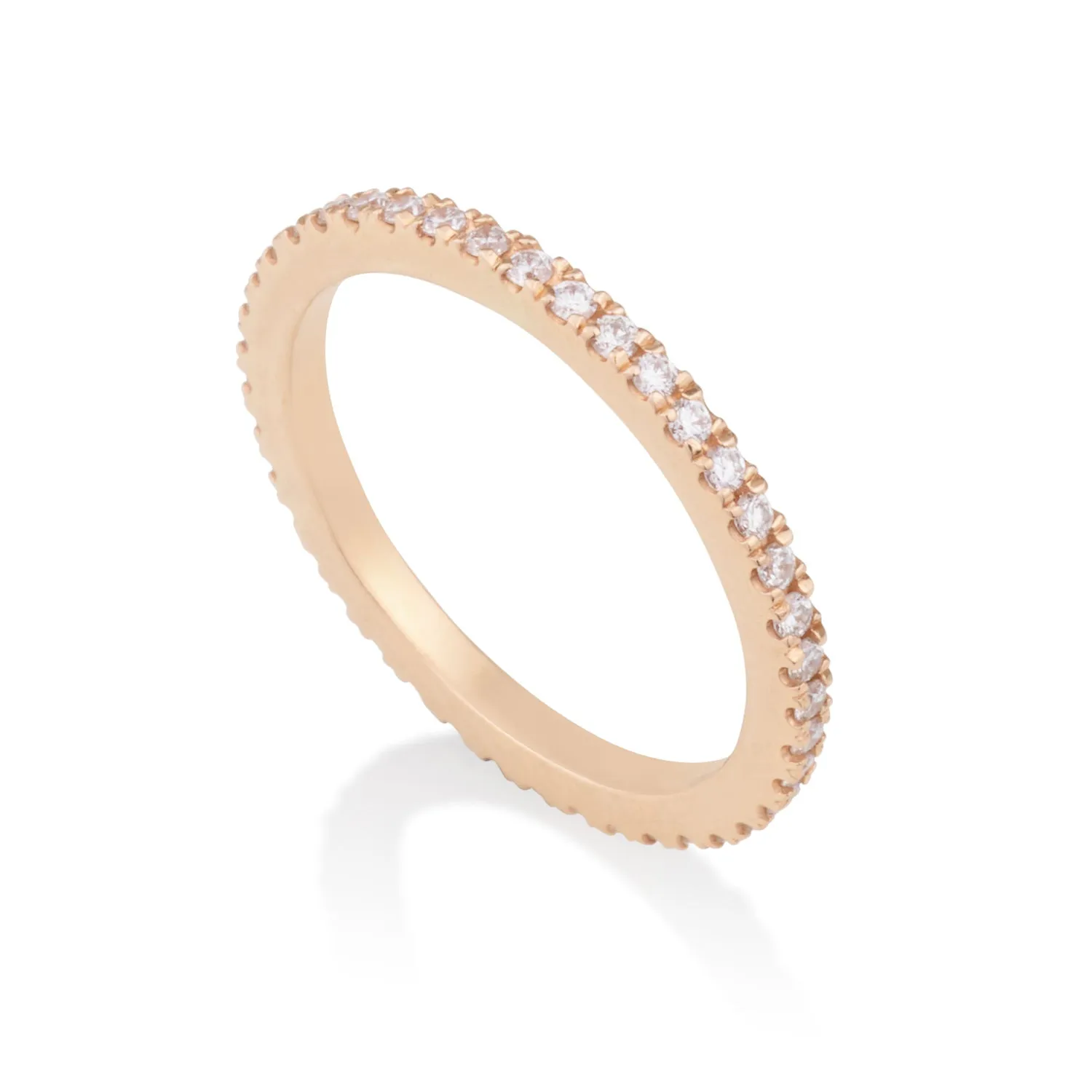Modern style diamonds eternity band