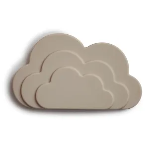 Mushie Cloud Teether - Grey