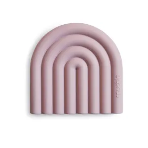 Mushie - Rainbow Teether - Mauve