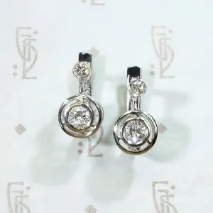 Must Have Pretty & Practical Art Deco Diamond Earrings
