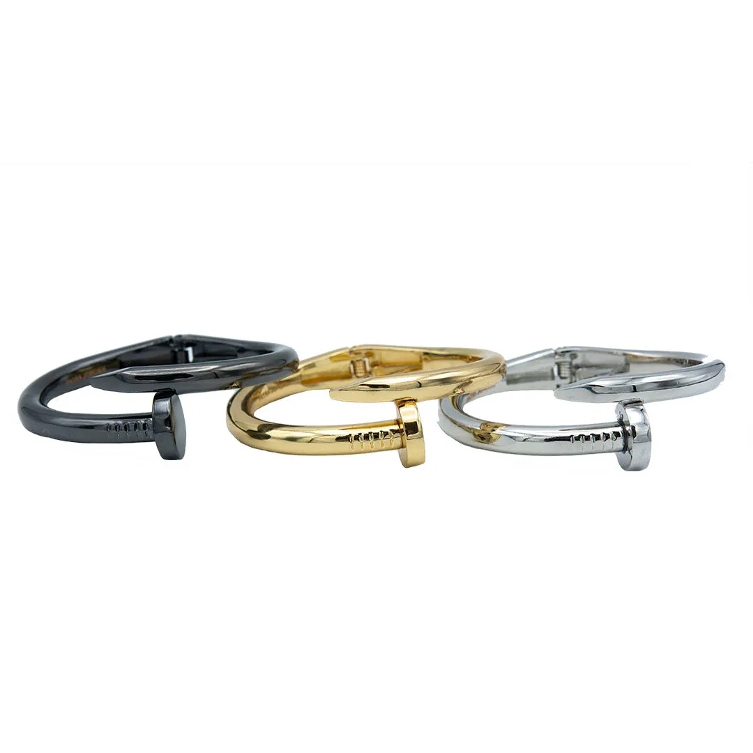NAIL BENDER HINGED BRACELET