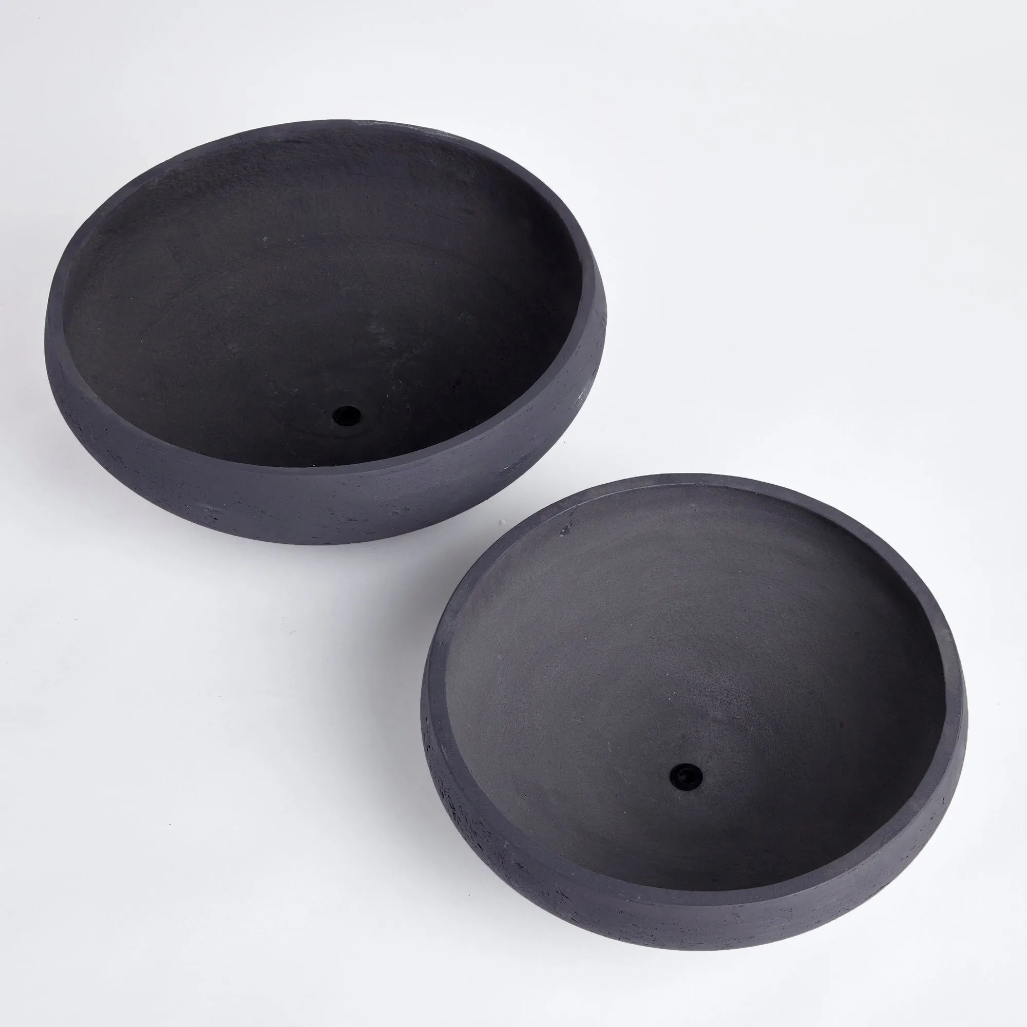 NAPA Home & Garden, CONCRETELITE TERRANEA LOW BOWLS, SET OF 2,N3AC06BK