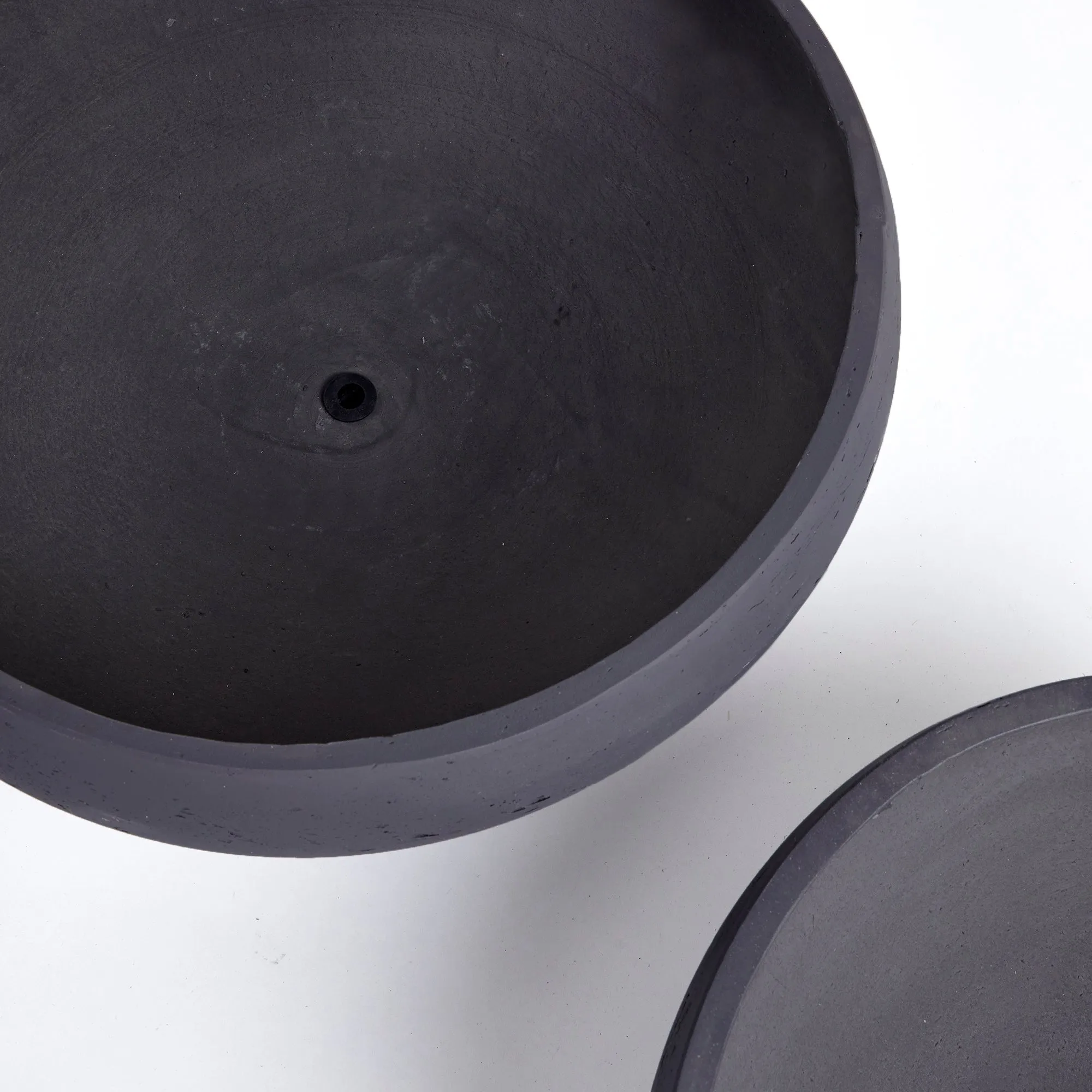 NAPA Home & Garden, CONCRETELITE TERRANEA LOW BOWLS, SET OF 2,N3AC06BK