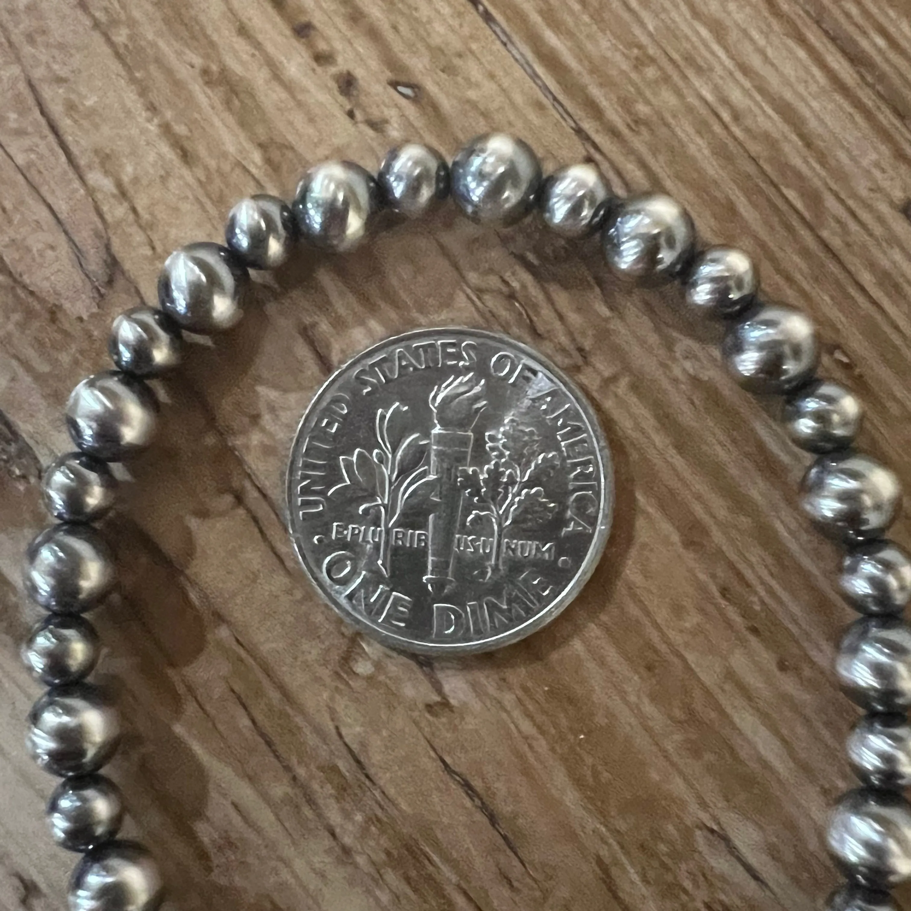 Navajo Pearl Number 8 Turquoise Twisted Bar Bracelet