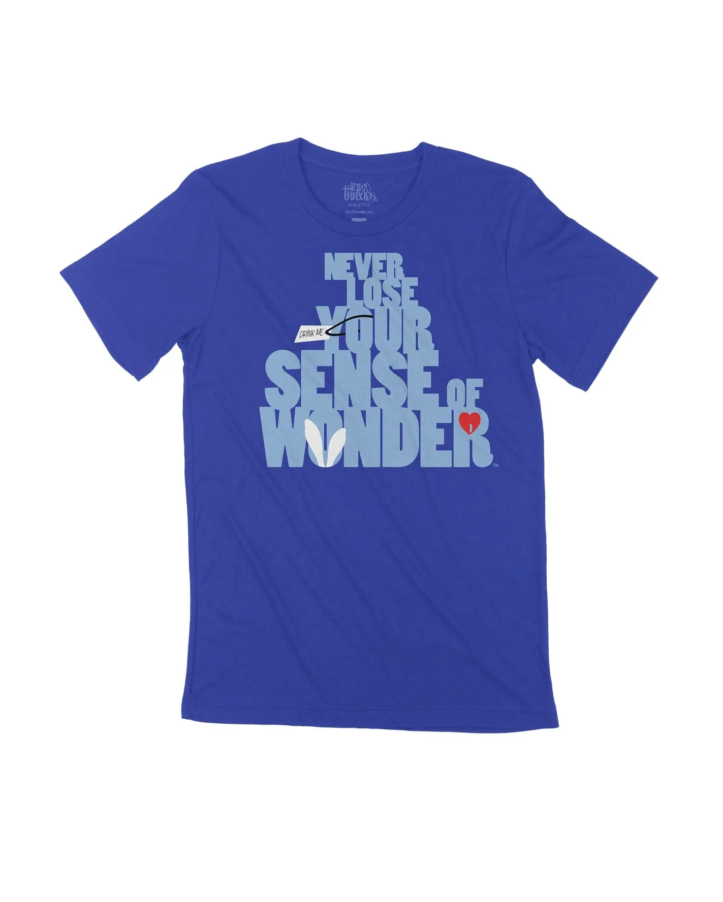 Never Lose your Sense of Wonder Block Letters