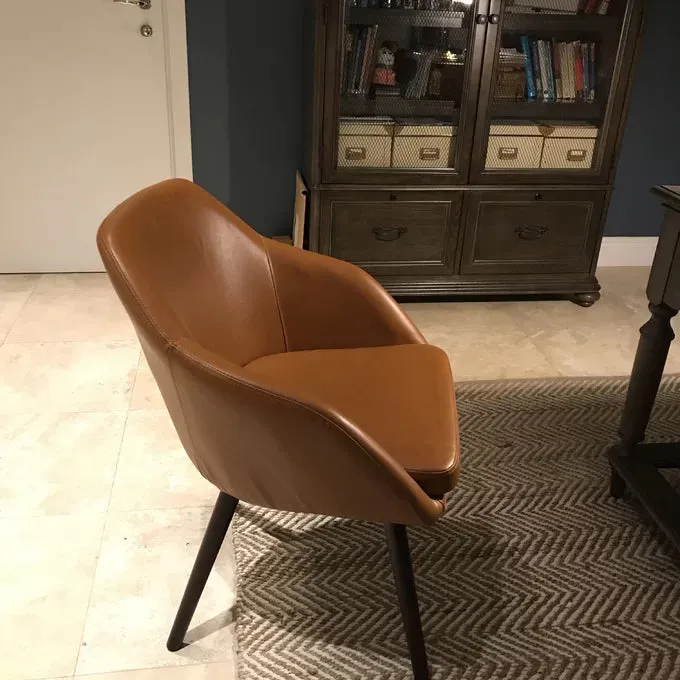 New Set of 2 Terri Arm Chairs in Cappuccino Brown By Foundstone! Retails $565 w/tax!