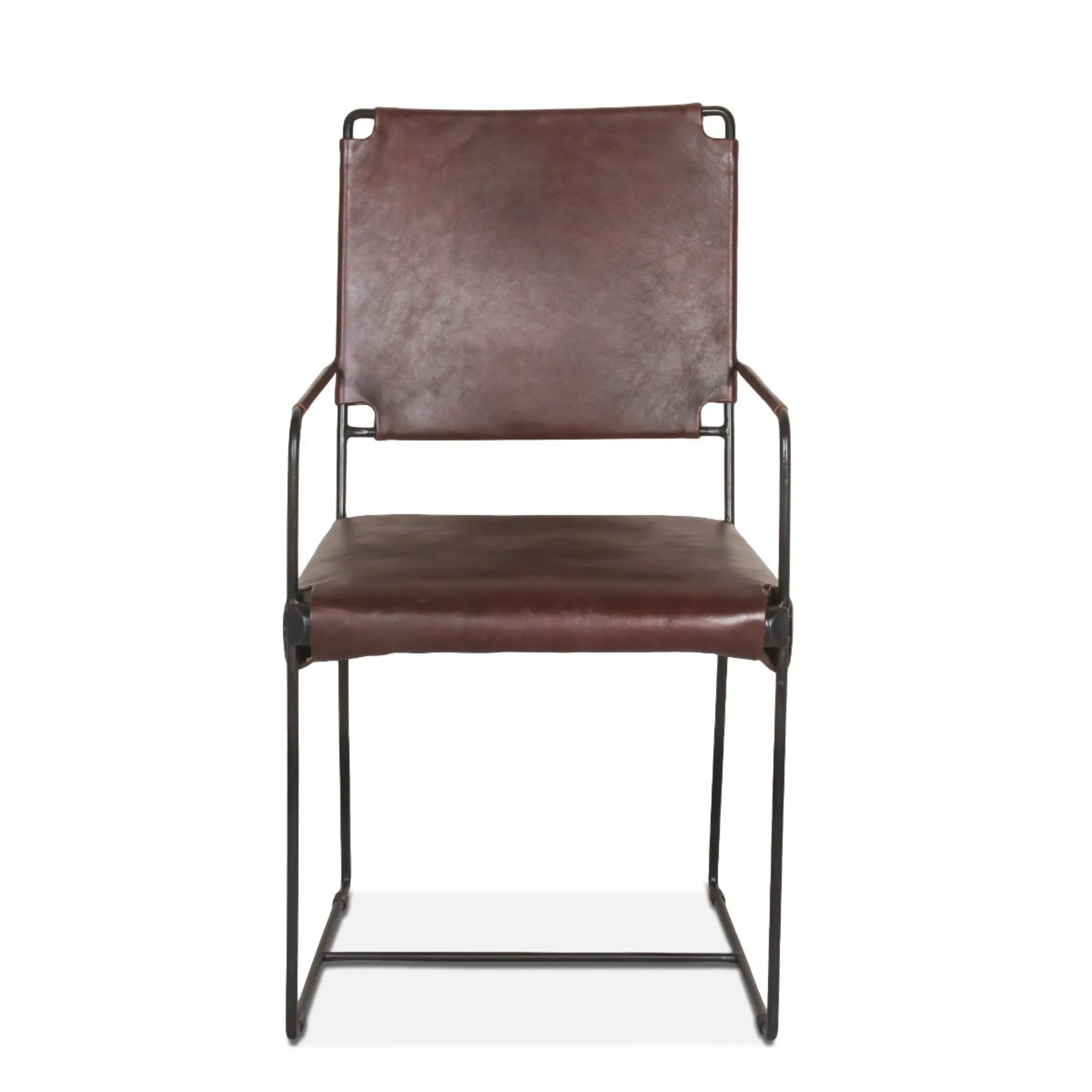 New York Arm Chair Chocolate Leather