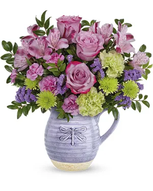 Nouri's Whimsical Dragonfly Bouquet