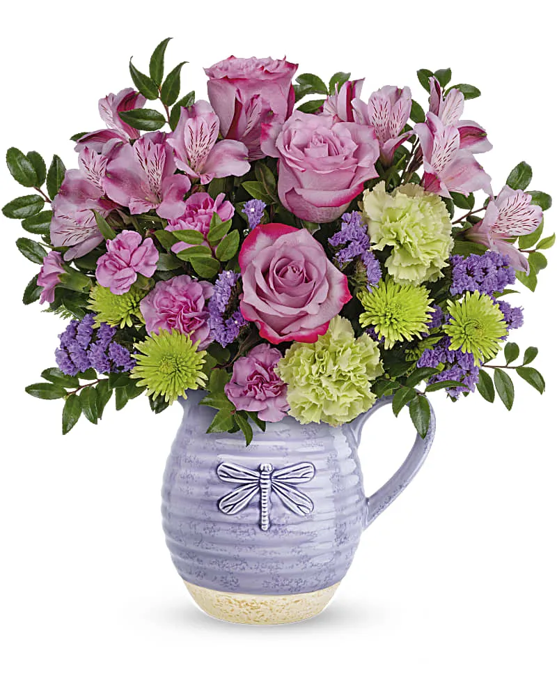 Nouri's Whimsical Dragonfly Bouquet