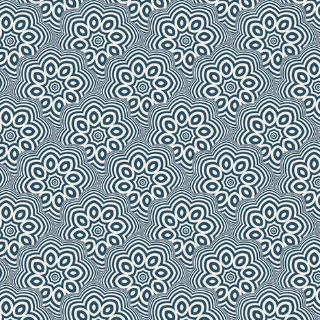NouvElle Billowing Petals Nuit by Pat Bravo for Art Gallery Fabrics