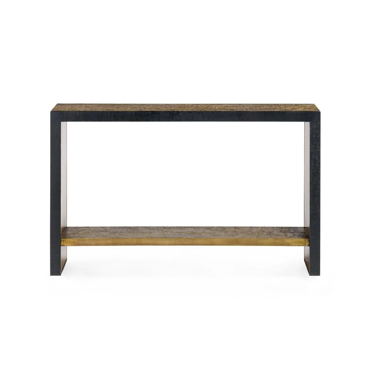Odeon Console / Antique Brass and Dark Bronze