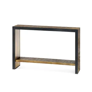 Odeon Console / Antique Brass and Dark Bronze