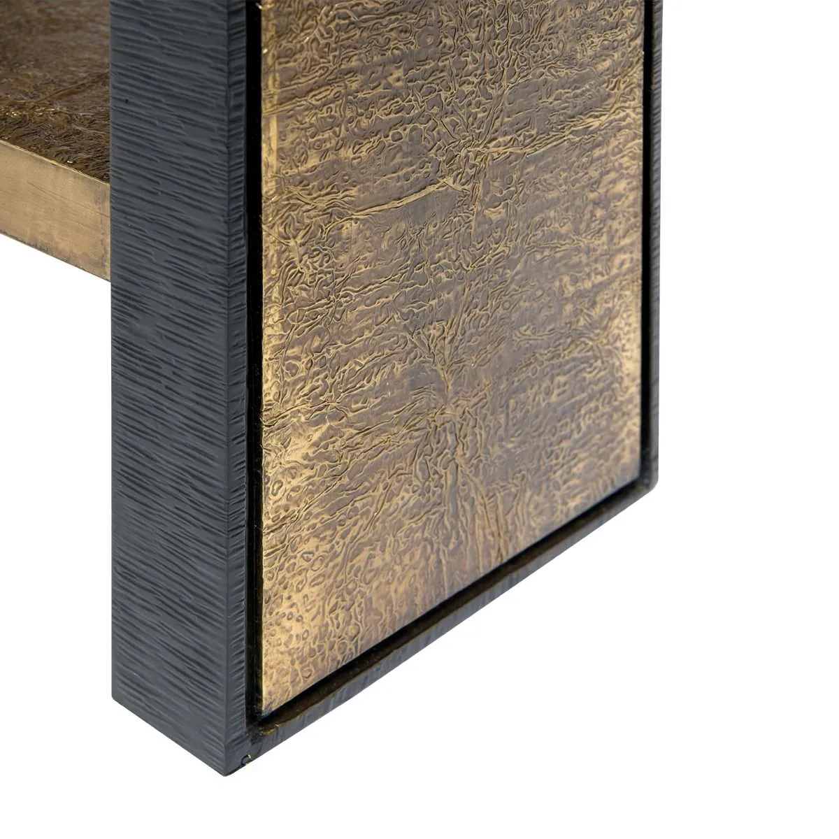 Odeon Console / Antique Brass and Dark Bronze