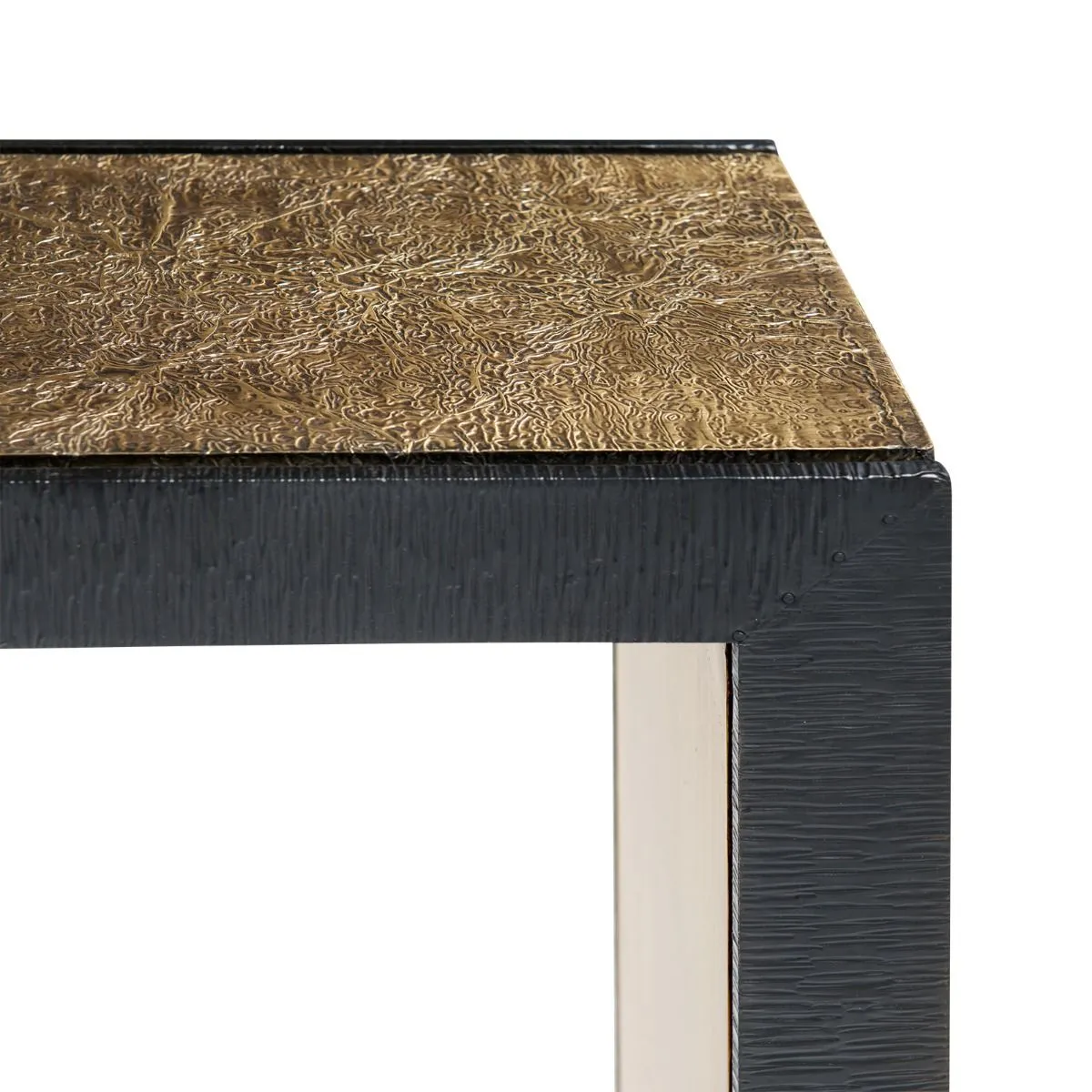 Odeon Console / Antique Brass and Dark Bronze