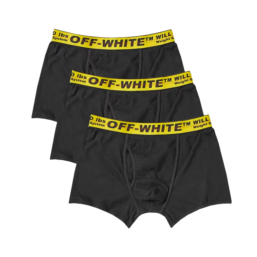 OFF-WHITE Classic Industrial 3-Pack Boxer Shorts