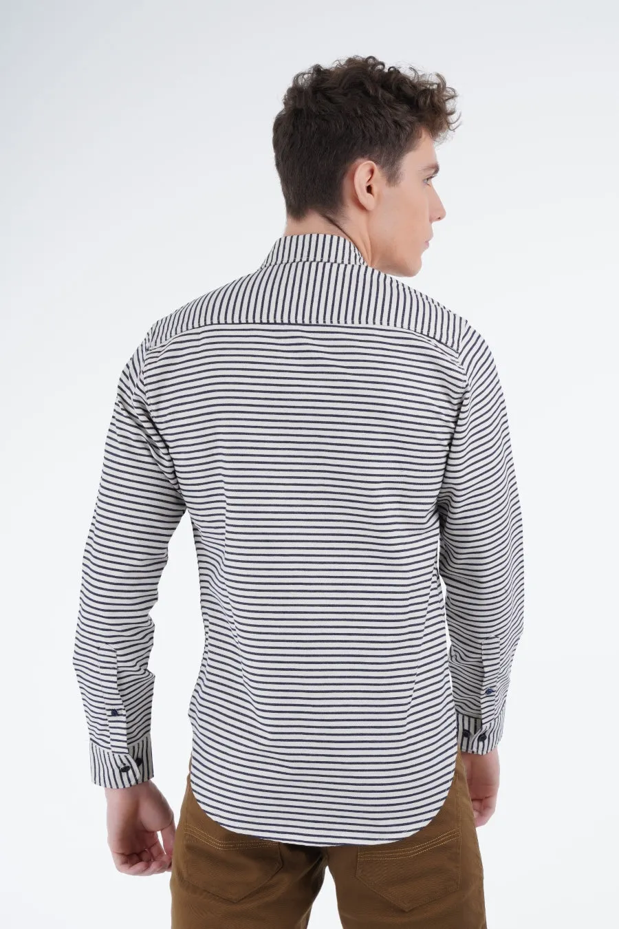 Off-White Striped Shirt