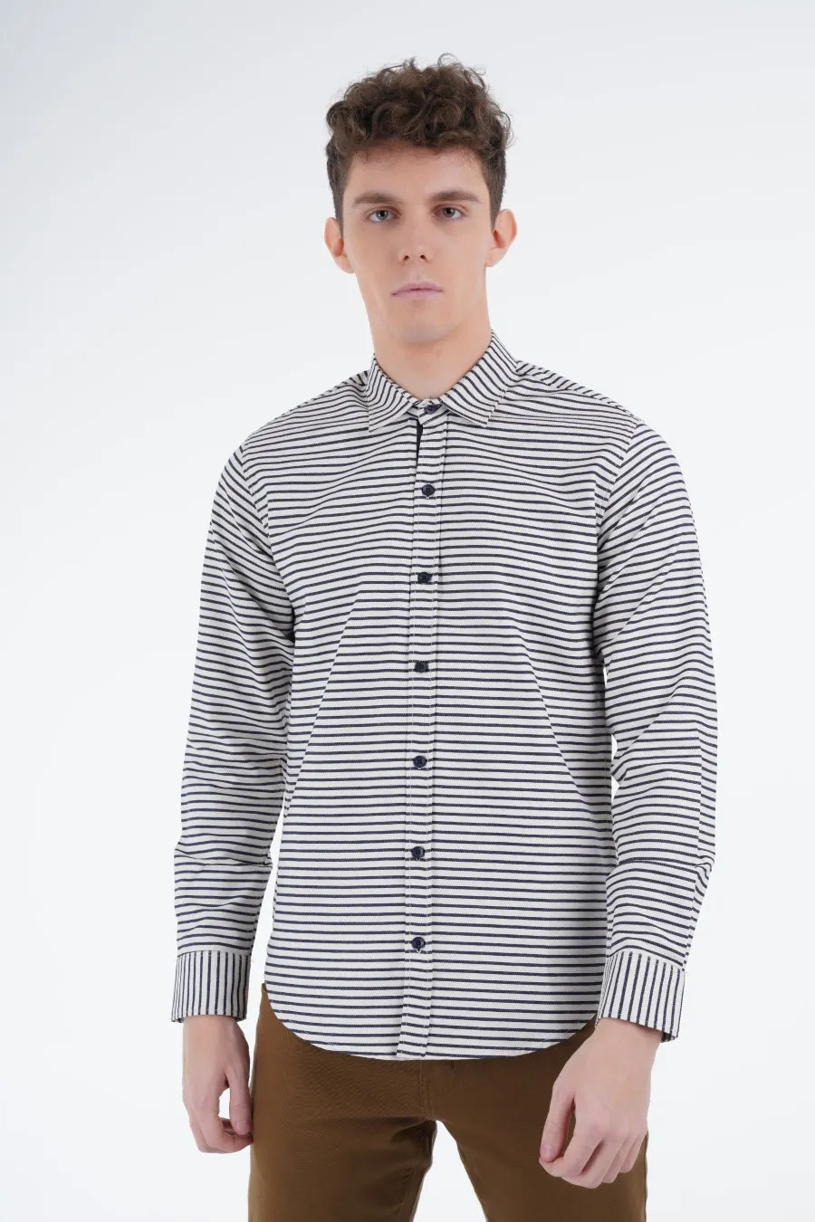 Off-White Striped Shirt