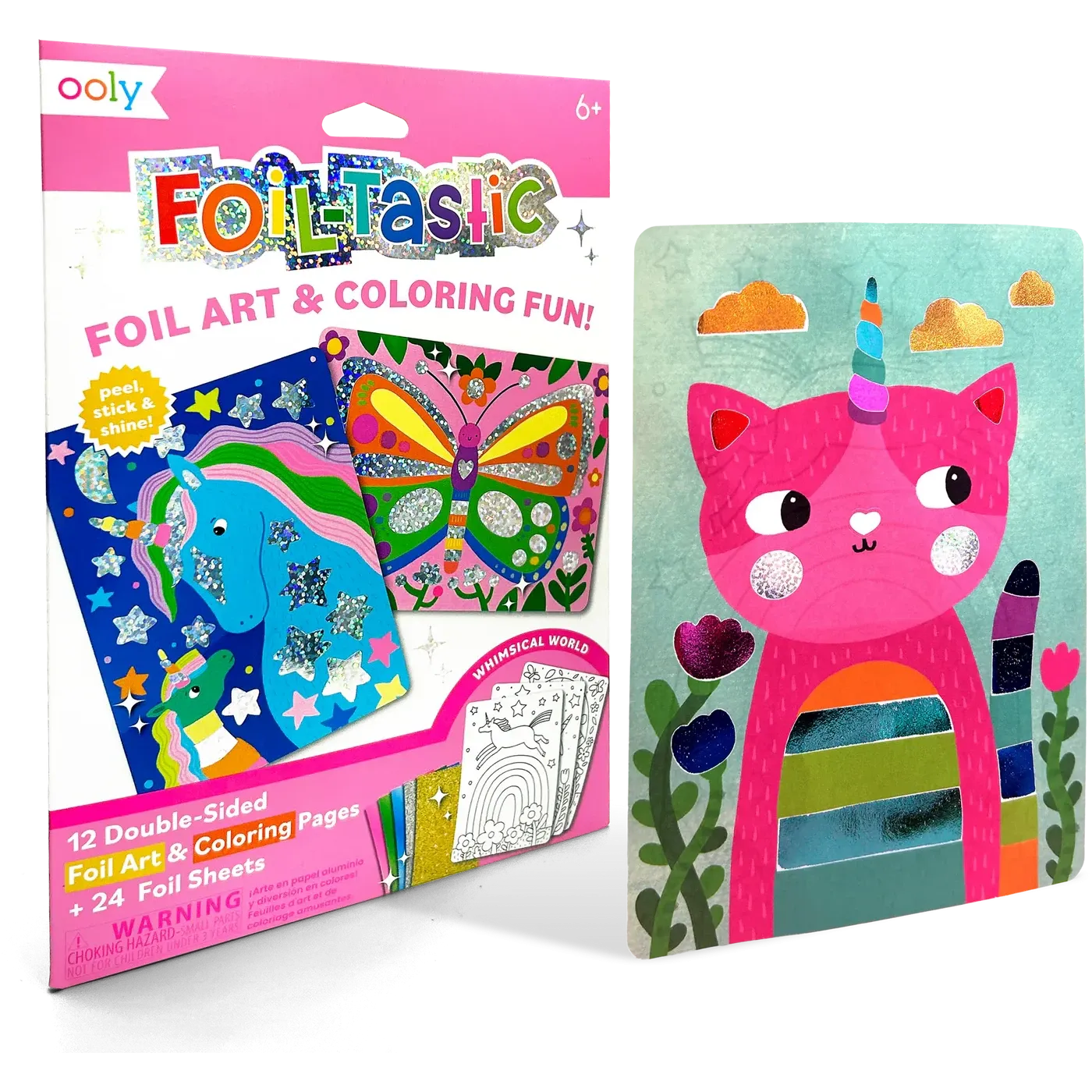 Ooly Foil-tastic Foil Art & Coloring Set - Whimsical World