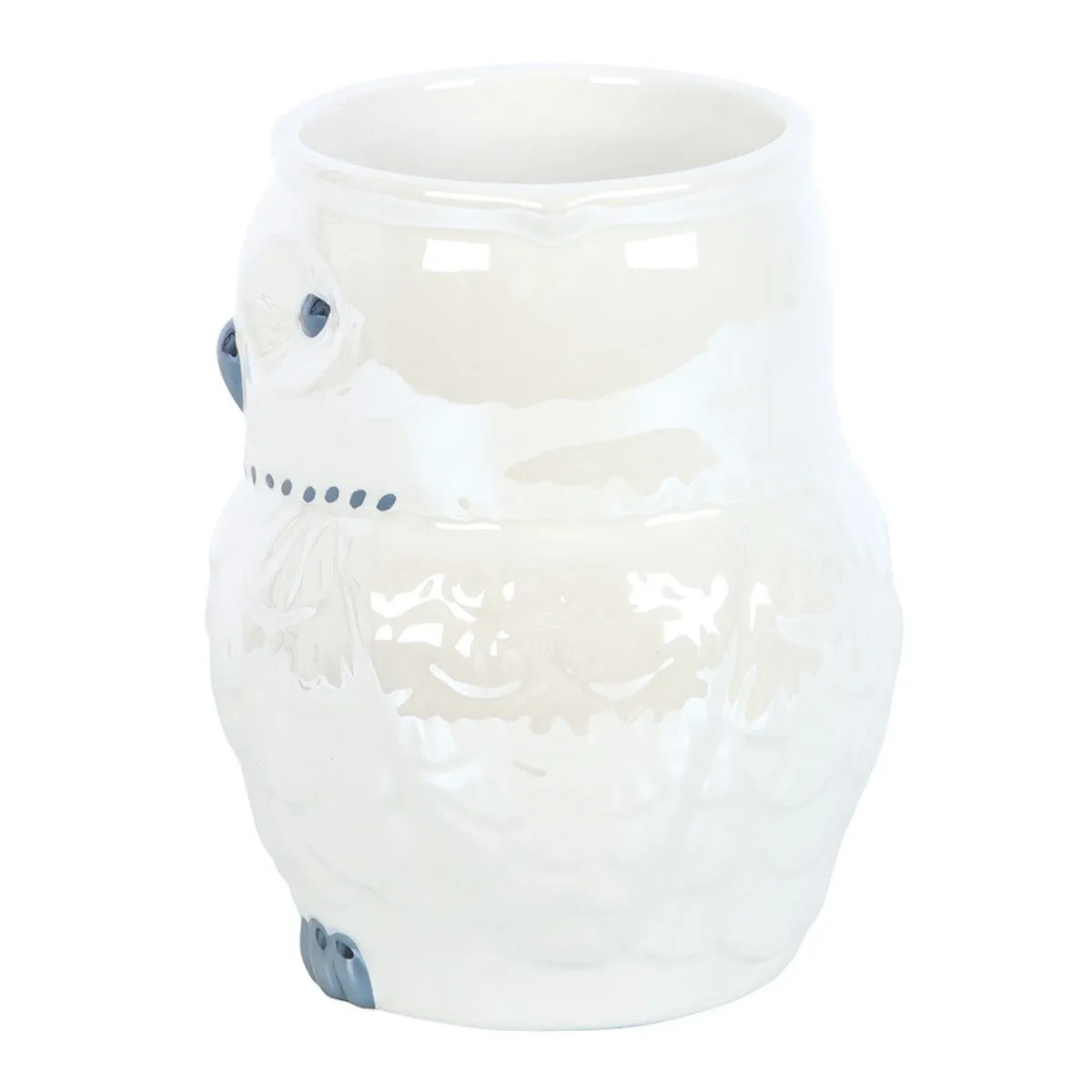 Owl Shaped Iridescent Mug – Cute Ceramic Animal Coffee Cup