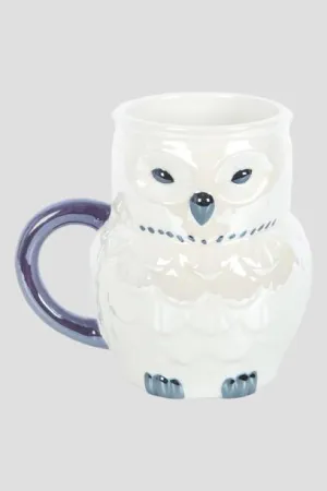 Owl Shaped Iridescent Mug – Cute Ceramic Animal Coffee Cup