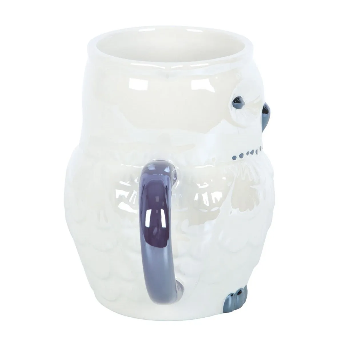 Owl Shaped Iridescent Mug – Cute Ceramic Animal Coffee Cup