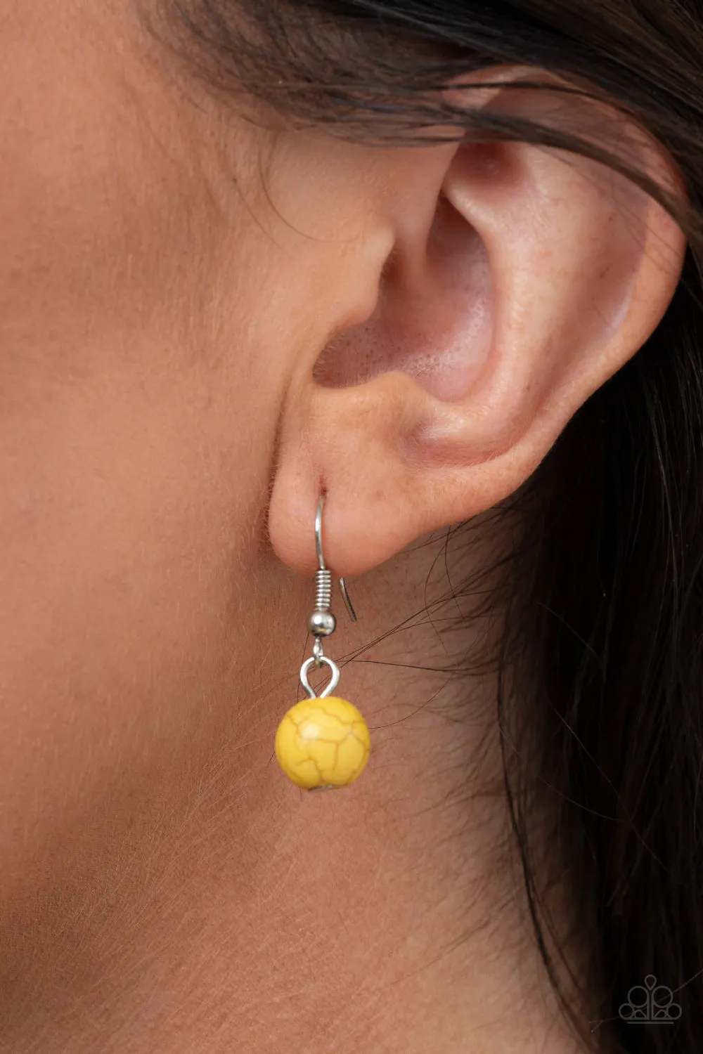 Paparazzi Bountiful Badlands - Yellow Necklace