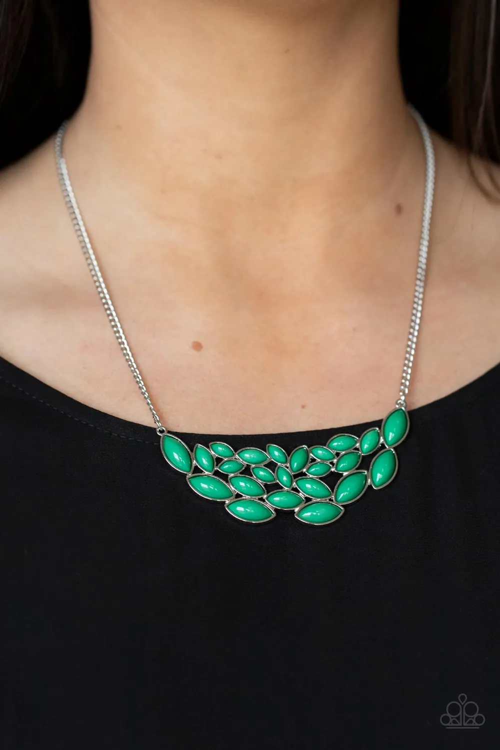 Paparazzi Eden Escape - Green Necklace