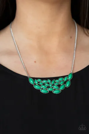 Paparazzi Eden Escape - Green Necklace