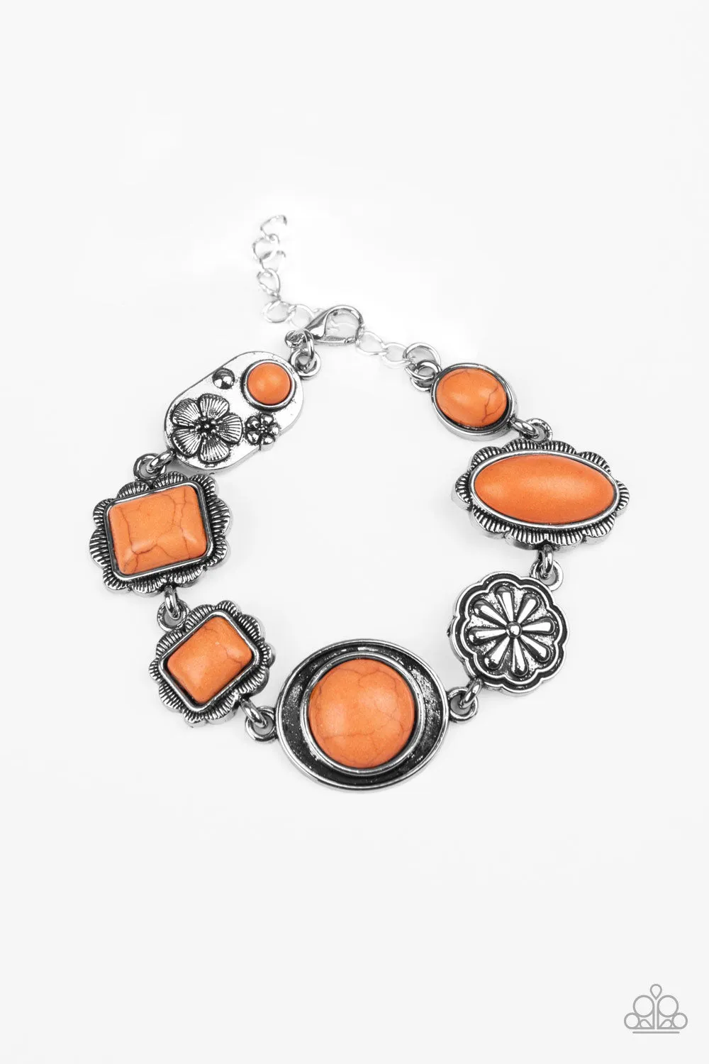 Paparazzi - Gorgeously Groundskeeper - Orange Bracelet