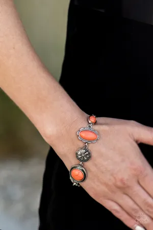 Paparazzi - Gorgeously Groundskeeper - Orange Bracelet