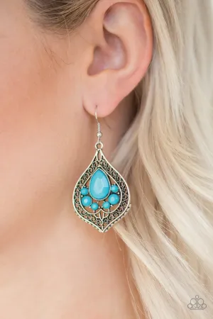 Paparazzi Malibu Mama Earrings Blue