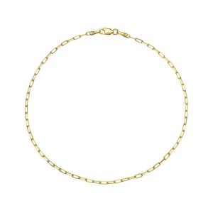 Paperclip Chain Anklet