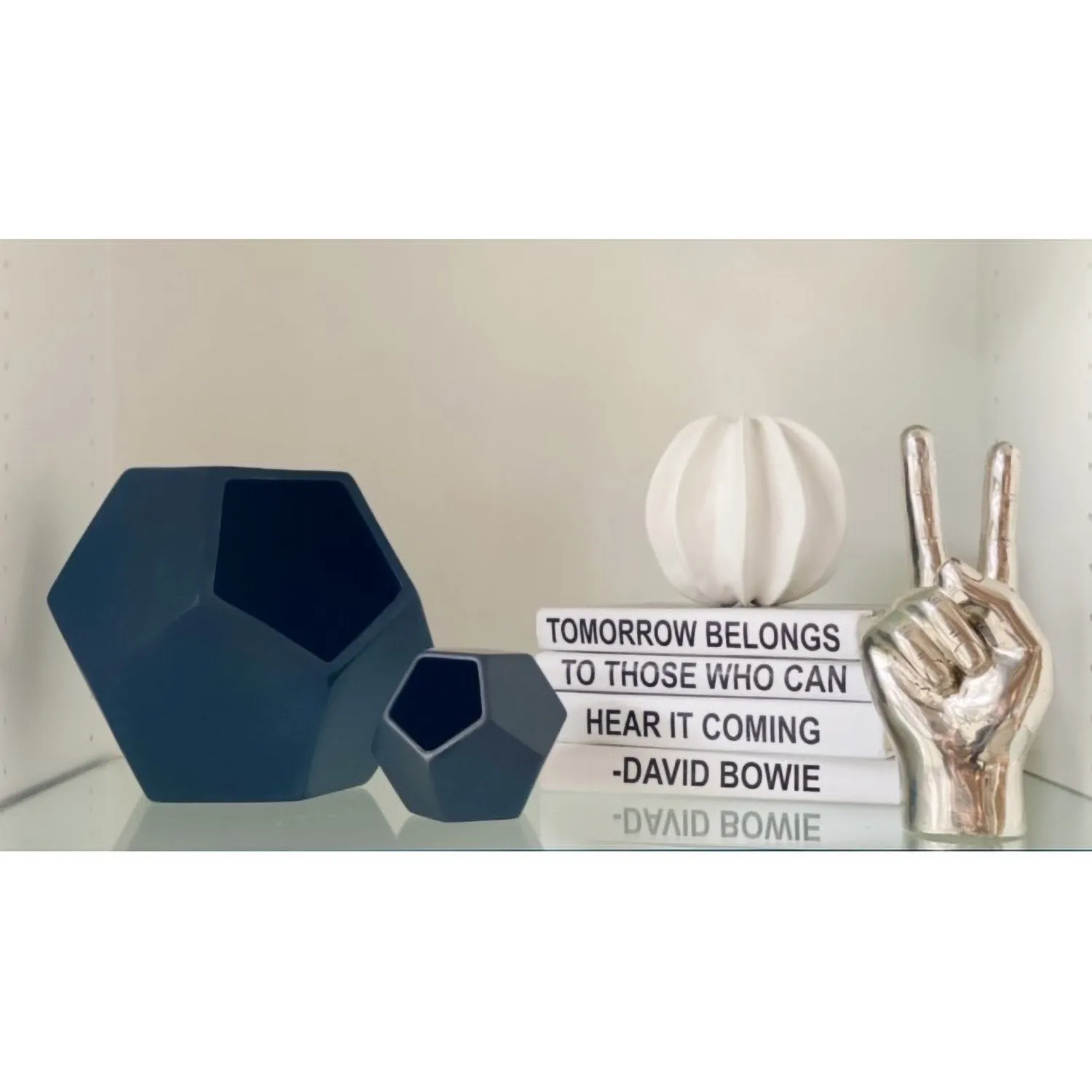 Peace Sign Hand Sculpture