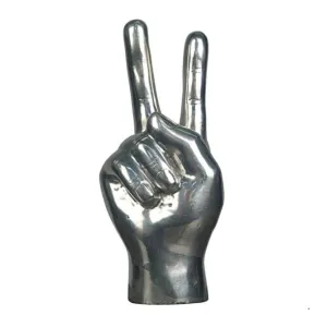 Peace Sign Hand Sculpture